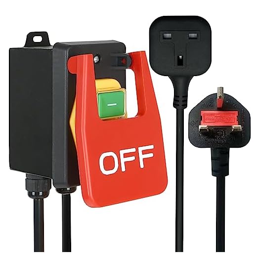 220V Safety On/Off Switch for Tools