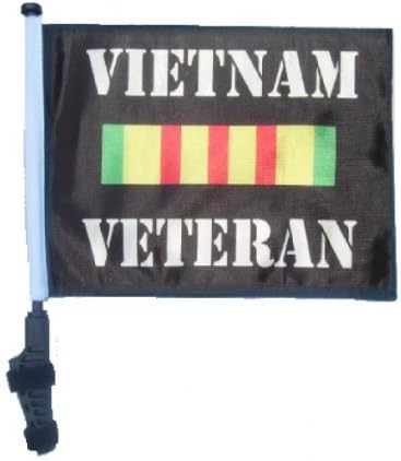 SSP Flags Vietnam Veteran Golf Cart Flag EZ On & Off Bracket