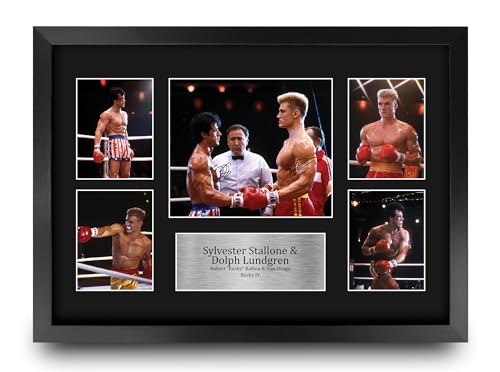 ✯ UN REGALO CHE AMANO DAVVERO - Diventa una leggenda con questo display di presentazione stampato e firmato di questi grandi del cinema, Sylvester Stallone & Dolph Lundgren. Un regalo stellato per loro e i migliori punti regalo per te!