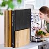 Tabla de Cortar con Forma de Libros, Set de 3 Tablas de Madera Sólida con Forma de Libro y Soporte de Madera, Para el Chef Amante de los Libros, Frutas, Verduras, Carne, Pescado, Queso y Pan 2