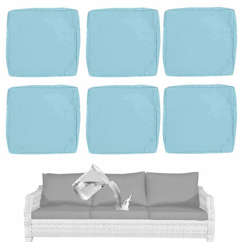 Housse de coussin de rechange impérissable pour sublimer vos soirées sur la terrasse en rotin