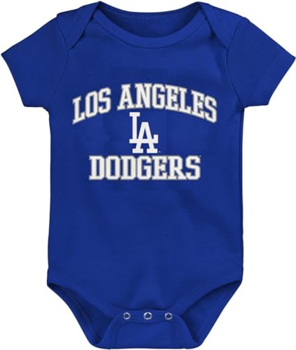 Image of Outerstuff MLB Officially Licensed 0-24 Months City Headline Arch Logo Creeper Bodysuit Romper