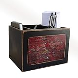 Fan Creations MLB St. Louis Cardinals Distressed Team Logo Desktop Organizer with Color