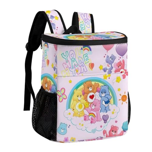 ケアベア クーラー バックパック 保冷リュック 大容量 クーラーボックス 保冷リュック 冷蔵庫バッグ 保温 釣り キャンプ クーラーボックス クーラーバッグ