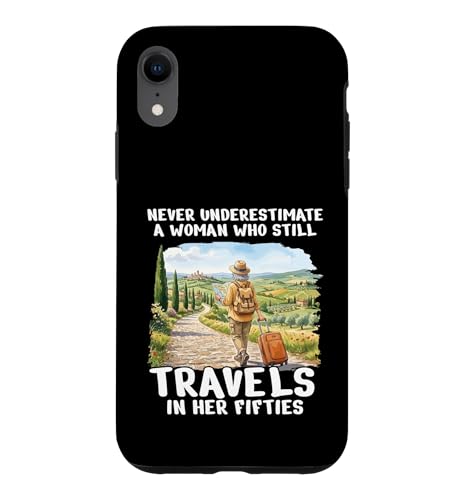 Never Underestimate Woman 50�� 50�� ���s�f�U�C�� �X�}�z�P�[�X iPhone XR �p
