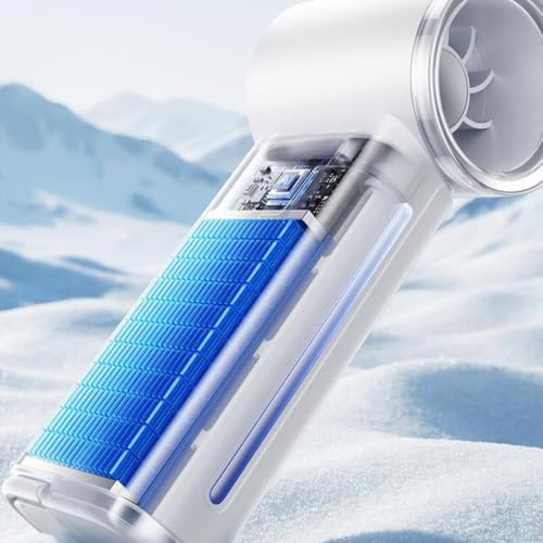 Ventilador manual con placa refrigerante y niebla continua para camping 4