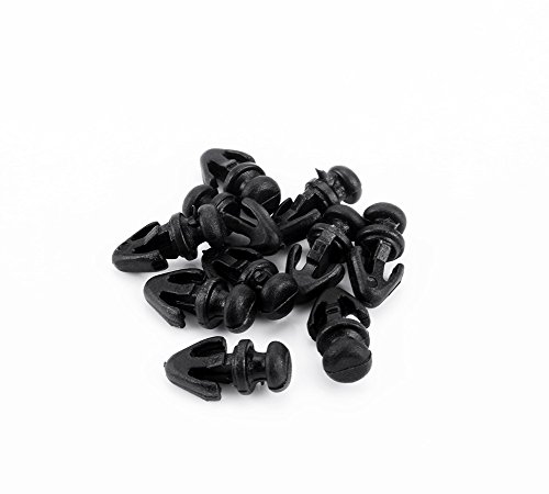 Klipy Samochodowe 1042065 Plastikowe Zapięcie 10 Sztuk Uszczelka Drzwi Samochodu Uszczelka Progu Wykończenia Nit Uszczelka Zestaw Klipów Ustalających dla Modeli MK2 MK3 MK4