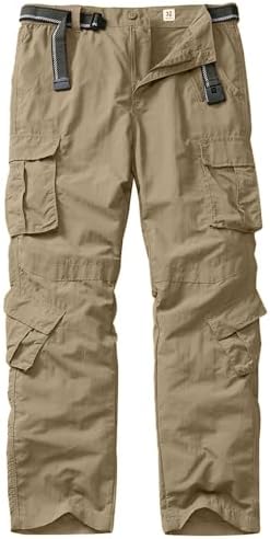 linlon Boy Scout Pants Mens Hiking Safari Fishing Quick Dry Cargo