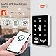 Xenocam WiFi Tuya RFID Access Control Keyboard IP68 Waterproof Dual Frequency 125KHz/13.56MHz Touch Password Access Control Phone Smart App Unlocking Door System