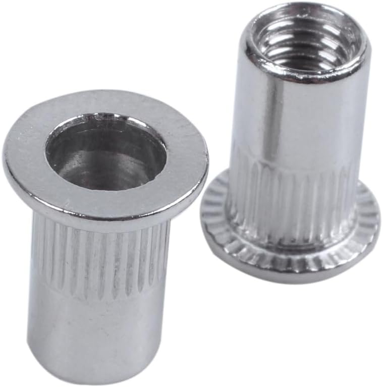 200X M5 Stainless Steel Flat Head Threaded Rivet Nut