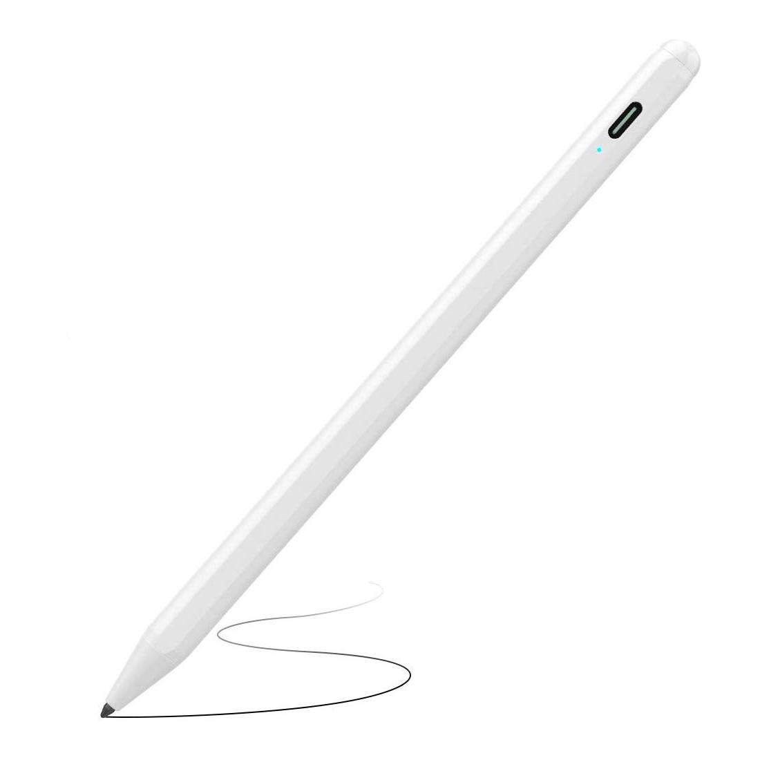 BoxWave Active Pencil Stylus for iPads - Winter White, Stylus Pen for Smartphones and Tablets