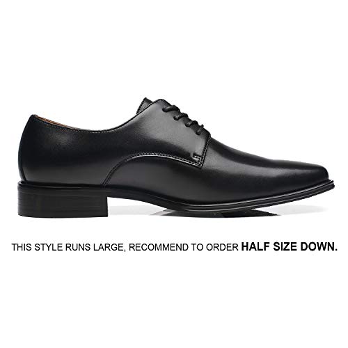 NXT NEW YORK Men's Dress Shoes Lace Up Leather Oxford Shoes for Men Comfortable Classic Modern Formal Business Shoes2