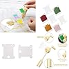 100pz Plastica Filo Bobina Cucito Filo Carta Cartone,1pz Avvolgitore