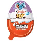 Kinder Joy Egg, Treat Plus Toy, Sweet Creams and Chocolatey Wafers, Individually Wrapped, 0.7 oz
