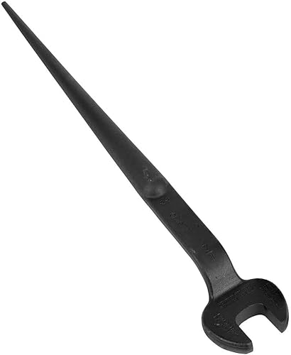 Miniatura 1 de Klein Tools Llave inglesa 3210, apertura nominal de 78 pulgadas, perno de 12 pulgada para tuerca pesada de EE. UU
