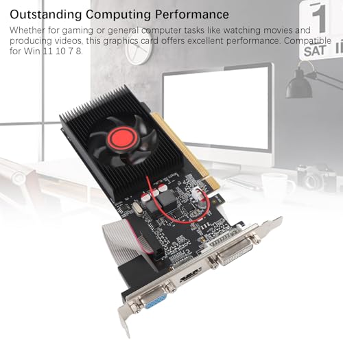 Carte graphique pour ordinateur de bureau LICAEVEY 1Go DDR3 64 bits