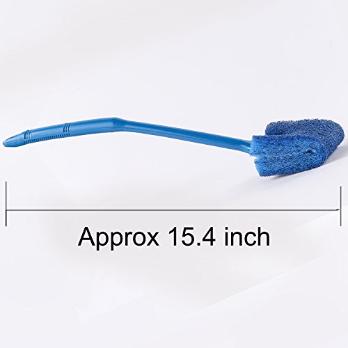Slson 4346780443 Aquarium Algae Scraper Double Sided Sponge Brush Cleaner Long Handle Fish Tank Scrubber thumb #1