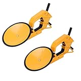 PanelTech Wheel Tire Parking Boot Lock Lawn Tractor ATV RV Trailer Lock Anti Theft (2PCS)