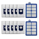 H12 HEPAフィルター＆ダストフィルターバッグ（フィリップス、エレクトロラックスロボット掃除機対応）(011)