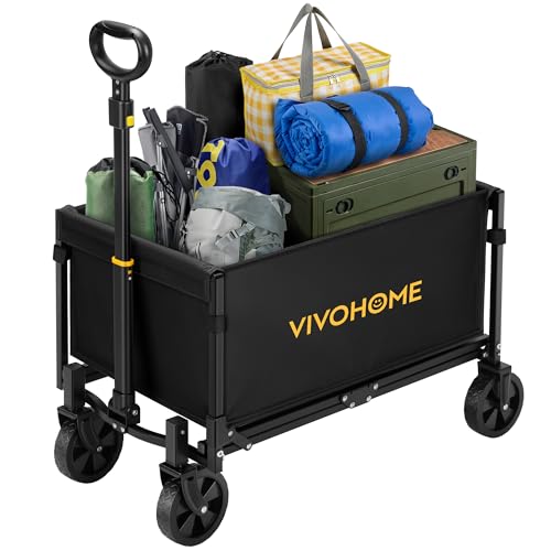 VIVOHOME Compact Utility Folding Wagon