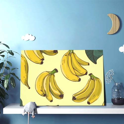 Impression banane 30,5 x 45,7 cm sans cadre affiche murale design