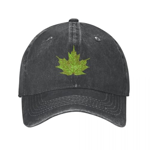 Cadeaux pour Femmes et hommes : Chapeau de Cowboy original style hip hop à motif feuille d'érable