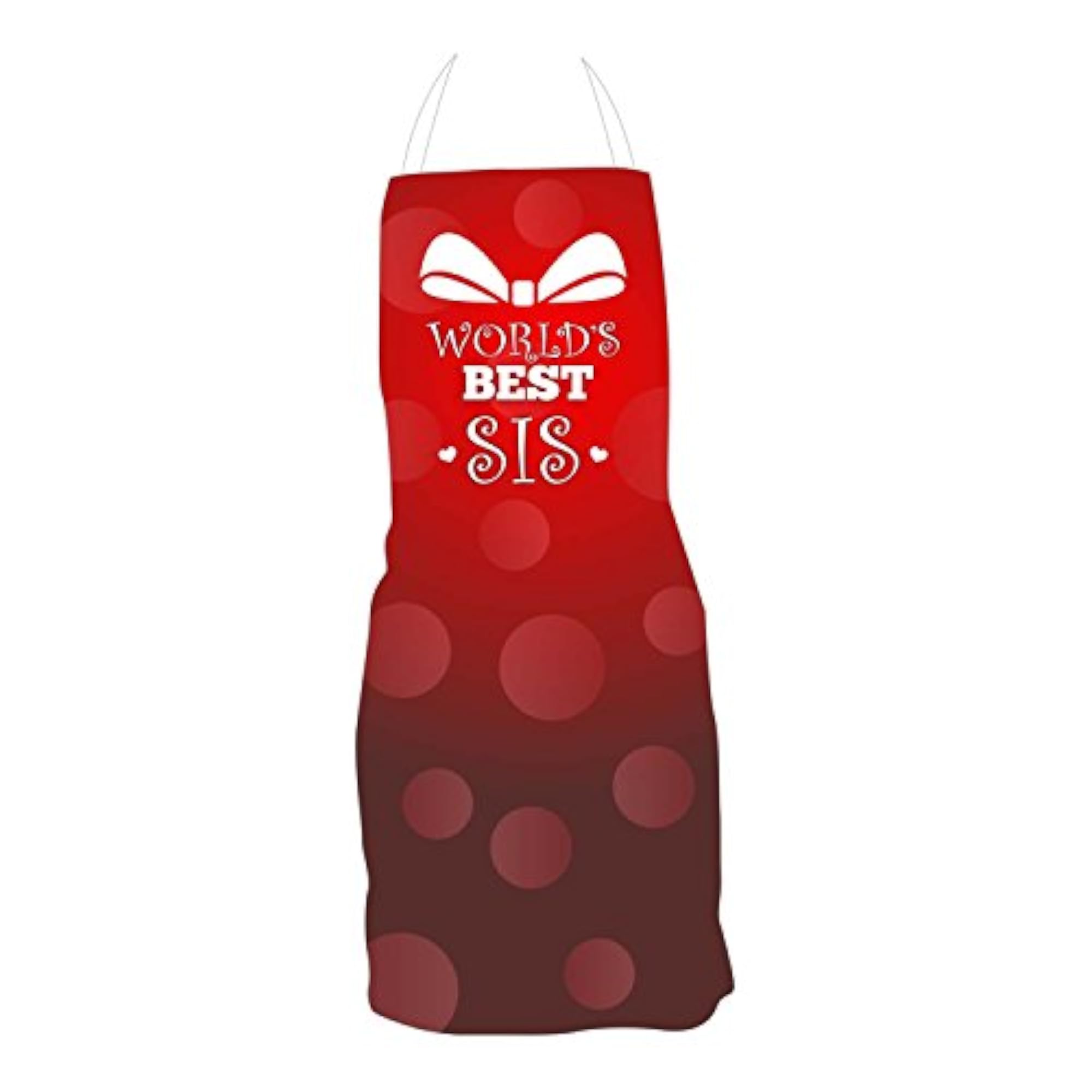World's Best Sister Apron with Chef Hat, Birthday Gift