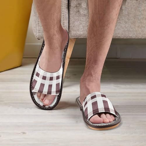 KLL Women Men's Shower Slippers Indoor and Outdoor Breathable Lightweight Bedroom Shoes for Party Travel Guests2