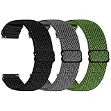 【Boucle réglable】Grâce à sa boucle ajustable, notre bracelet 20mm permet de modifier la longueur à volonté et convient à la plupart des poignets de 5.7