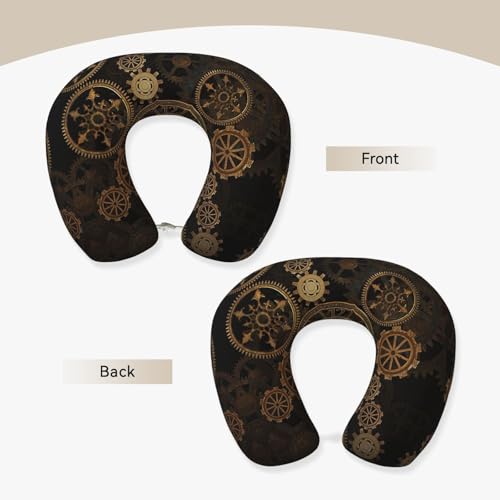 Almohada de espuma viscoelástica U 25 cm x 30 cm negra miniatura 3