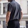 Polo da uomo traspirante ad asciugatura rapida traspirante traspirante allenamento golf palestra sport polo t-shirt casual con colletto top da tennis leggero maglia seta ghiaccio Henley camicie #5