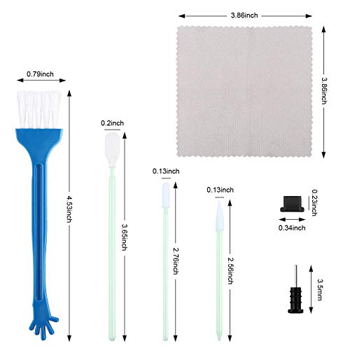 Frienda 32 Piec   e Cell Phone Cleaning Kit, Headphone Jack Cleaning Tool, USB Charging Port and Anti Dust Plug, Compatible with Note 8, LG V30+, V30, and Other Micro USB Charging Port Android Devices