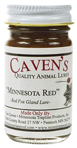 Cavens Minnesota Red"Red Fox Gland Lure" 1 oz