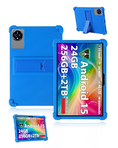 Accessoire tablette XGODY Q17 coque silicone bleu antichoc 11 pouces modèle 2025