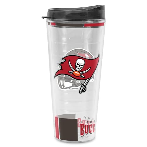 Image of Rico Industries NFL Football Double Wall Classic 16oz Or 20oz Tritan Tumbler W Lid