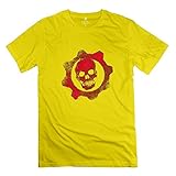 Machine Washable Grossbull Gears Of War Men T Shirt 100% Cotton Style Black Small