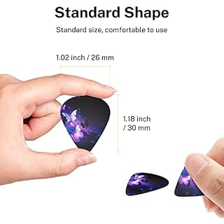 Beautiful Glow Butterfly Lot de 6 médiators pour guitare acoustique, guitare électrique, basse, ukulélé – fin, moyen et… - Les Beatles, Paul McCartney, John Lennon, RIngo Starr, George Harrison Beautiful Glow Butterfly Lot de 6 médiators pour guitare acoustique, guitare électrique, basse, ukulélé – fin, moyen et… – Image 7