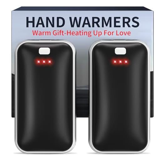 Lerat Hand Warmers Rechargeable, 2 Pack Electric Hand Warmer, Reusable Portable Pocket Heater USB Handwarmers, Gifts for Men, Women, Indoor, Outdoor, Hiking, Skiing, Camping, Hunting Accessories