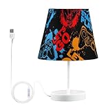 Moderne et minimaliste : lampe de chevet au style simple et élégant, parfaite pour les fêtes à la maison, les mariages, les vacances, Noël, la chambre, les hôtels, Thanksgiving, la décoration d'Halloween. Et un cadeau idéal pour maman, épouse, famille, amis, amoureux ou petite amie.