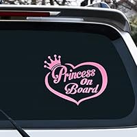 Cartello per auto Princess on Board, decalcomania Princess