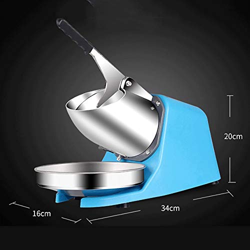 ice shaver Ice Shaver Machine Electric Snow Cone Maker,Double Knife Design With Adjustable Thickness 187lb/hr Ice Crusher For Home And Commercial Use