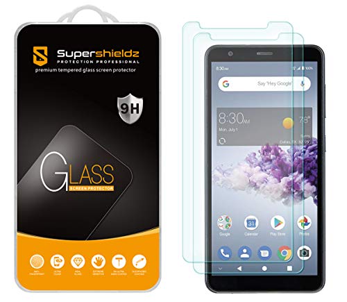 Supershieldz (2 Pack) Designed for ZTE Blade A3 Prime Tempered Glass Screen Protector, Anti Scratch, Bubble Free