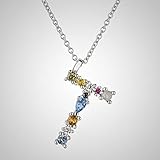 【Regalo de verano para niñas】 Diseño brillante, elegante, delicado y llamativo, esta cadena de plata para mujer es adecuada para usar sola. Empaquetado en una bonita caja de regalo, es un regalo perfecto para alguien especial, su novia, hermana, esposa y Mamá...