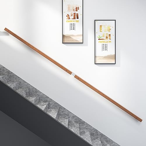 Rampe d'escalier en bois haut de gamme avec garde-corps robuste - 8