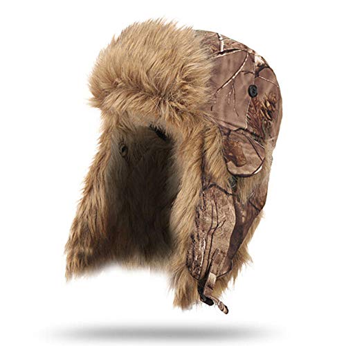 Chapka hiver homme et femme chaude impermeable pour chasse et grand froid