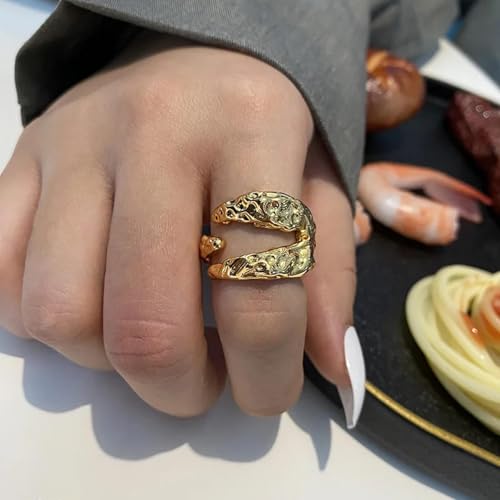 Bijoux bagues anneau ouvert géométrique idée cadeau mixte idéale - 3