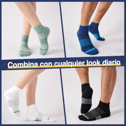 Miniatura 2 de Niofind Calcetines Quarter Trekking Merino, 6 Pares, Acolchados