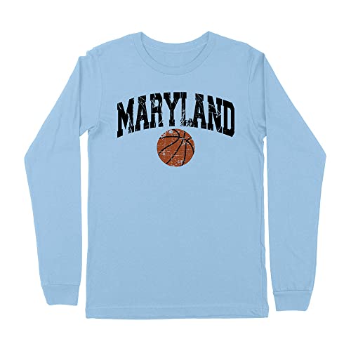 Basketball Maryland Kids Long Sleeve T-Shirt Youth