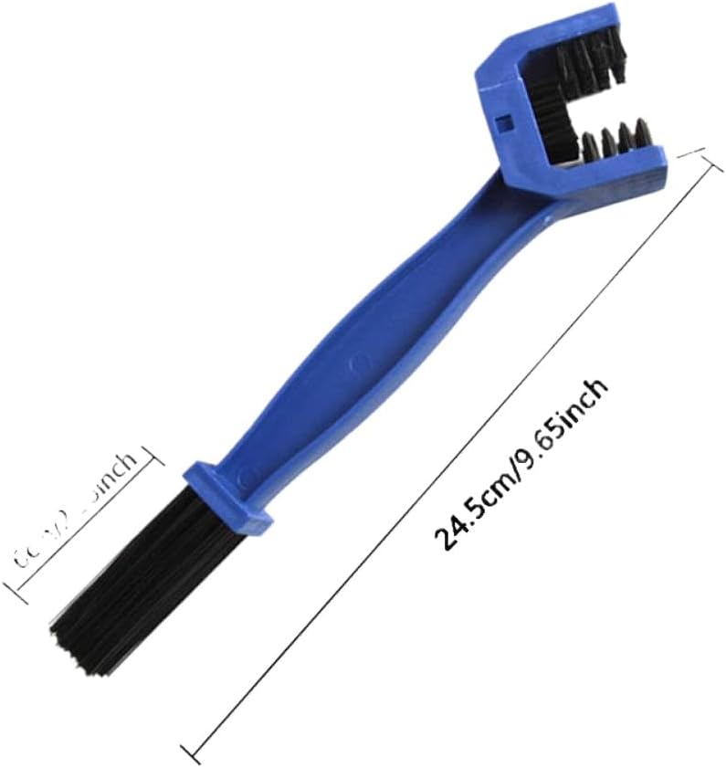 1Pc Universal Motorcycle Chain Washer Bicycle Tire Rim Gear Cleaning Brush Tool for Automotive Garden Vehicle Parts Compatible with Various Motorcycle Bicycle Models Part N