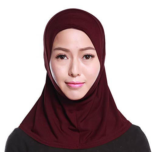Foulard islamique coton fille, hijab traditionnel enfant léger voile BaronHong